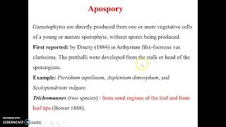 APOSPORY amp APOGAMY [upl. by Yrellam]