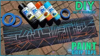 How To Paint Your Grip Tape Easy Tutorial [upl. by Nelehyram819]