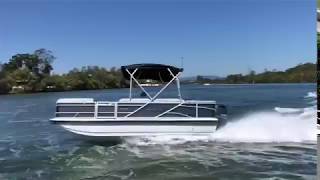 Hurricane 196 fundeck boat test [upl. by Atnod]