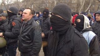 Many Odessa protestors seek alliance with Russia [upl. by Ahseim]