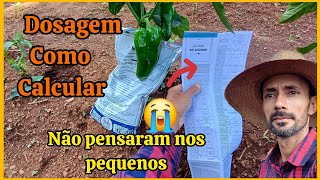 Veja este vídeo para calcular a dosagem dos fungicida incetisida e herbicida para pequenas áreas [upl. by Adnolohs742]