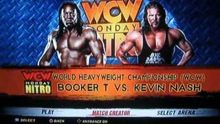 WWE 12  Booker T Vs Kevin Nash [upl. by Yde918]