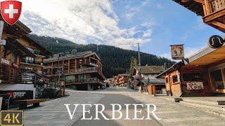 Driving Verbier Switzerland 🇨🇭  4K Scenic Drive [upl. by Velvet]