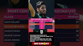 SHAHZAIB KHAN CENTURIES FOR PAKISTAN [upl. by Lydie643]