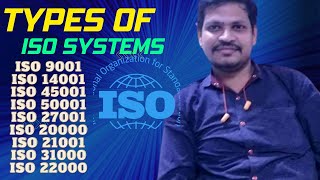 Types of ISO system  Most used ISO systems in Telugu  Telugu ISOStandards qualitymanagement [upl. by Carmena]