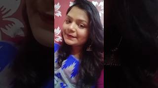 Blue saree makeup look 💙 makeuptutorial viralvideo bluesaree [upl. by Chaunce833]