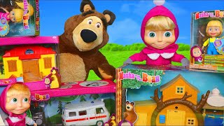 Masha and the Bear Playhouse and Dolls [upl. by Woody]