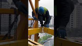 Tower Crane Installation process goodtools short [upl. by Toms]