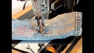 Vintage Kingston Precision SynchroMatic Sewing Machine Demo Video [upl. by Sura912]