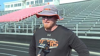 OZone Waynesville Head Football Coach Kyle Barkley discusses upcoming season [upl. by Uehttam]