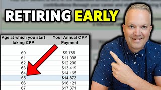 What Happens To CPP If You Retire Early When To Take It [upl. by Teyugn529]