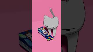 ASMR Cat Eats Chocolate amp Transforms into Disco Mode 🎶✨ [upl. by Phenica]