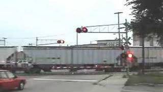 CN Train at Railroad Crossing [upl. by Consalve]