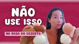 🌺 CASCA DE OVO NA ROSA DO DESERTO ✳️ por Thais Menolidi [upl. by Koenraad]