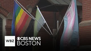 Pride flags stolen from Natick churches [upl. by Aoniak653]