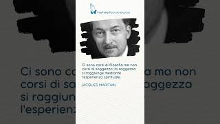 Jacques Maritain  La saggezza [upl. by Stockton]