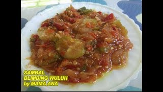 RESEP CARA BUAT SAMBAL BLIMBING WULUH SEGAR DAN TIDAK TERLALU ASAM [upl. by Hadeehuat637]