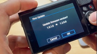 Canon PowerShot G7 X Mark II firmware Update [upl. by Nnaitsirhc739]