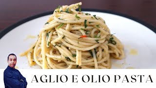 Aglio olio Peperoncino recipe I Garlic oil pepper I Italian pasta recipe [upl. by Karwan]