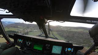 NH90 Flight and Landing in the Vercors France [upl. by Lillywhite]