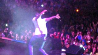 Chris Brown does flip onstage [upl. by Ybloc643]