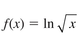 Derivadas de Funciones Logarítmicas fx  lnx12 [upl. by Katzir]