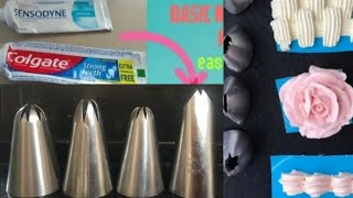 Homemade Nozzles for Cake Decoration from old Toothpaste [upl. by Anthony]