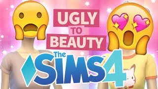 Sims 4 Ugly to Beauty Create a Sim Challenge [upl. by Rosamond]