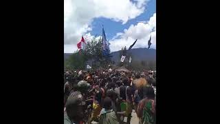 Antusias Dukung Wandik Giyai Papua Tangah Cerah [upl. by Aniara]