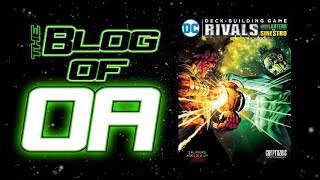 DC Comics Deck Building Game Rivals  Green Lantern vs Sinestro Review and Giveaway [upl. by Callista]