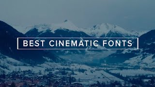 best free cinematic fonts download [upl. by Harry]