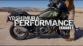 Best Exhaust for the HarleyDavidson Pan America  Yoshimura [upl. by Abbate]