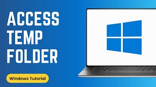 How to Access Temp Folder on Windows [upl. by Rhines777]