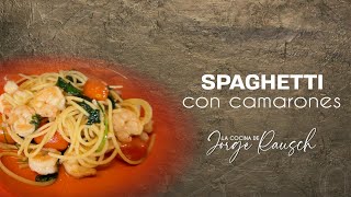 Receta Fácil de Pasta con Camarones Delicia Rápida para Toda la Familia I Jorge Rausch [upl. by Cheslie]