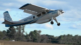 Helio Courier STOL demo  Shannon Harvest Festival 2018 [upl. by Bushey]