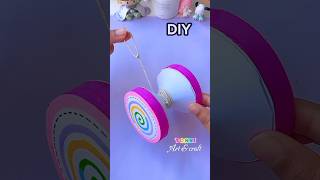 DIY Yo Yo toy 🪀 shorts tonniartandcraft diy art love craft youtubeshorts [upl. by Corley]