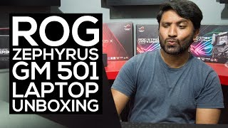 ROG Zephyrus GM501 Laptop Unboxing  Redline Technologies [upl. by Anyale]