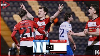 A STEP CLOSER TO THE PLAYOFFS  Colchester United 14 Doncaster Rovers  Match Review  Chall Chats [upl. by Nannah799]