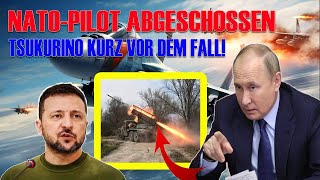 UKRAINEKRIEG Russland greift massiv an NATOPilot abgeschossen Tsukurino kurz vor dem Fall [upl. by Aihsemaj]