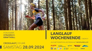 DSV Deutschlandpokal Skilanglauf 2024 Crosslauf [upl. by Fey]