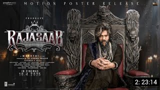 The Raja Saab Movie Motion Poster Review  Prabhas [upl. by Ayar42]