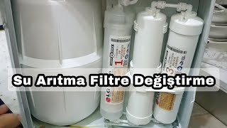 Su Arıtma Filtre Değiştirme KENDIN YAPABİLİRSİN [upl. by Marion918]