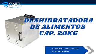 Deshidratadora De Alimentos Mod KA0014 CAP 20GK [upl. by Kowal863]