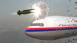 MH17 Animation shows effects of impact [upl. by Brogle]