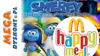 Happy Meal  Smerfy Poszukiwacze zaginionej wioski  McDonalds  Unboxing [upl. by Ymer]