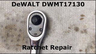 DeWalt Ratchet Repair  DWMT17130 [upl. by Yelbmik405]