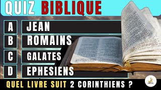 Quiz Biblique  Testez vos connaissances sur la Bible  Jeux Biblique Questions en FRANCAIS [upl. by Niowtna]