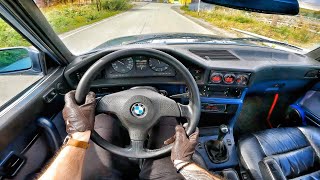 1985 BMW 520i E28 20 MT  POV TEST DRIVE [upl. by Annaer]