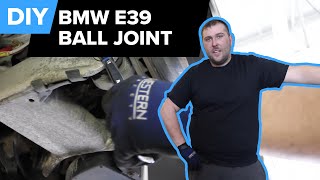 How to Replace BMW E39 Wheel Carrier Ball Joint Rear Sway Bar End Link Integral Link FCP Euro [upl. by Wyon]