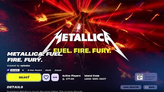 Fortnite Metallica Concert Full Event [upl. by Siddra682]